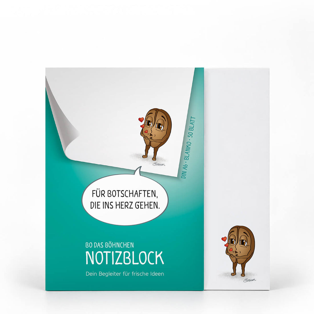 Notizblock - Küsschen