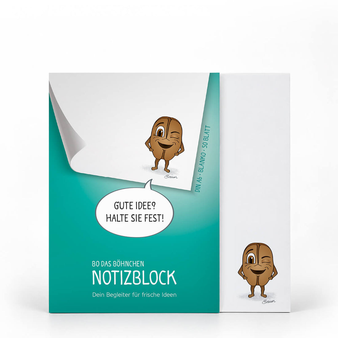 Notizblock - zwinkernd