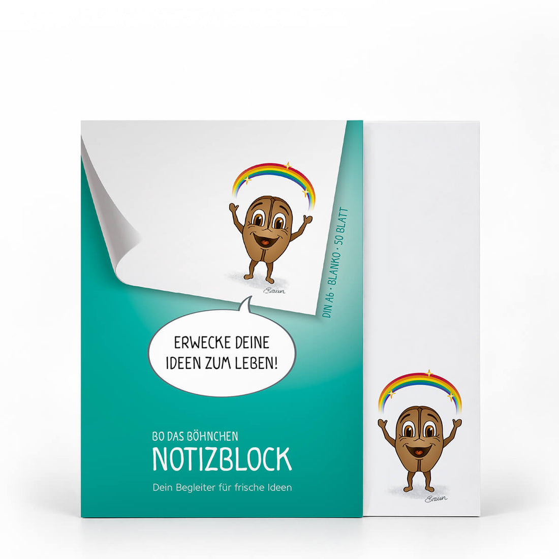 Notizblock - happy