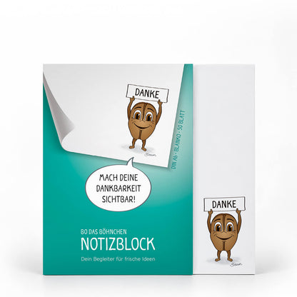 Notizblock - danke