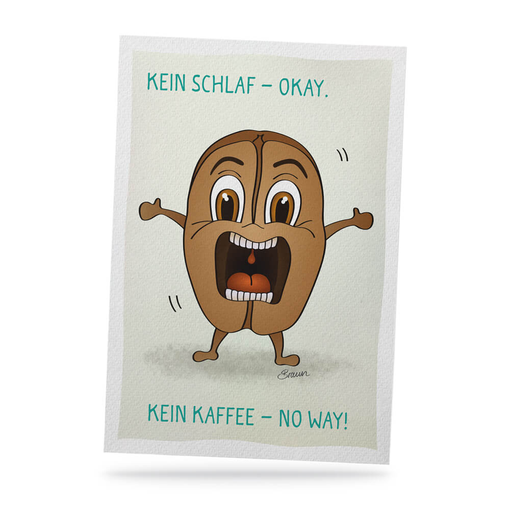 Kein Schlaf ‒ okay. Kein Kaffee ‒ no way!